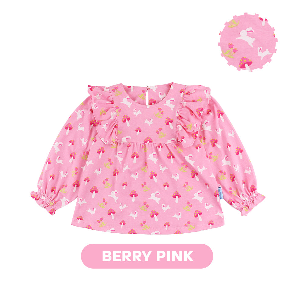 Mooi X Dinda Puspitasari Atasan Anak Perempuan Lola Top Ruffle