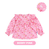 Mooi X Dinda Puspitasari Atasan Anak Perempuan Lola Top Ruffle
