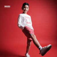 Mooi Merdeka Kaos Kemerdekaan 17 Agustus T-shirt Anak Merdeka Long Sleeve Tee Indonesia Merdeka