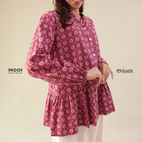 Mooi Atasan Batik Dewasa Perempuan Latisha Batik Top Adult