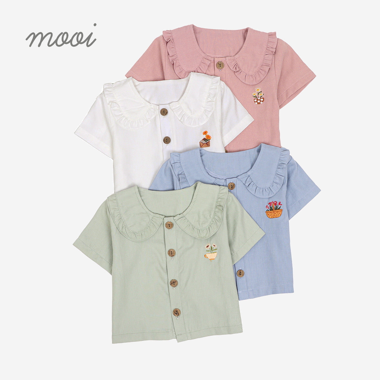 Mooi Atasan Anak Perempuan Melody Shirt