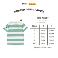 Mooi x Jumbo Kaos Dewasa Tshirt Striped Adult