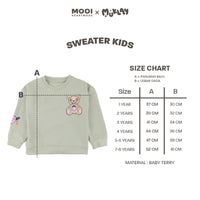 Mooi X Muklay Sweater Anak Unisex Sweater Basic Kids