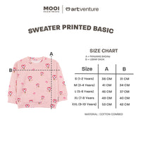 Mooi Artventure x Illustrator Printed Sweater Anak