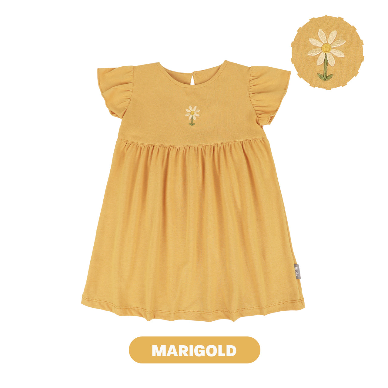 Mooi Dress Anak Perempuan Ruffle Dress