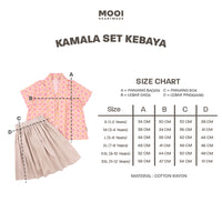 Mooi Setelan Batik Anak Perempuan Kamala Set Kebaya