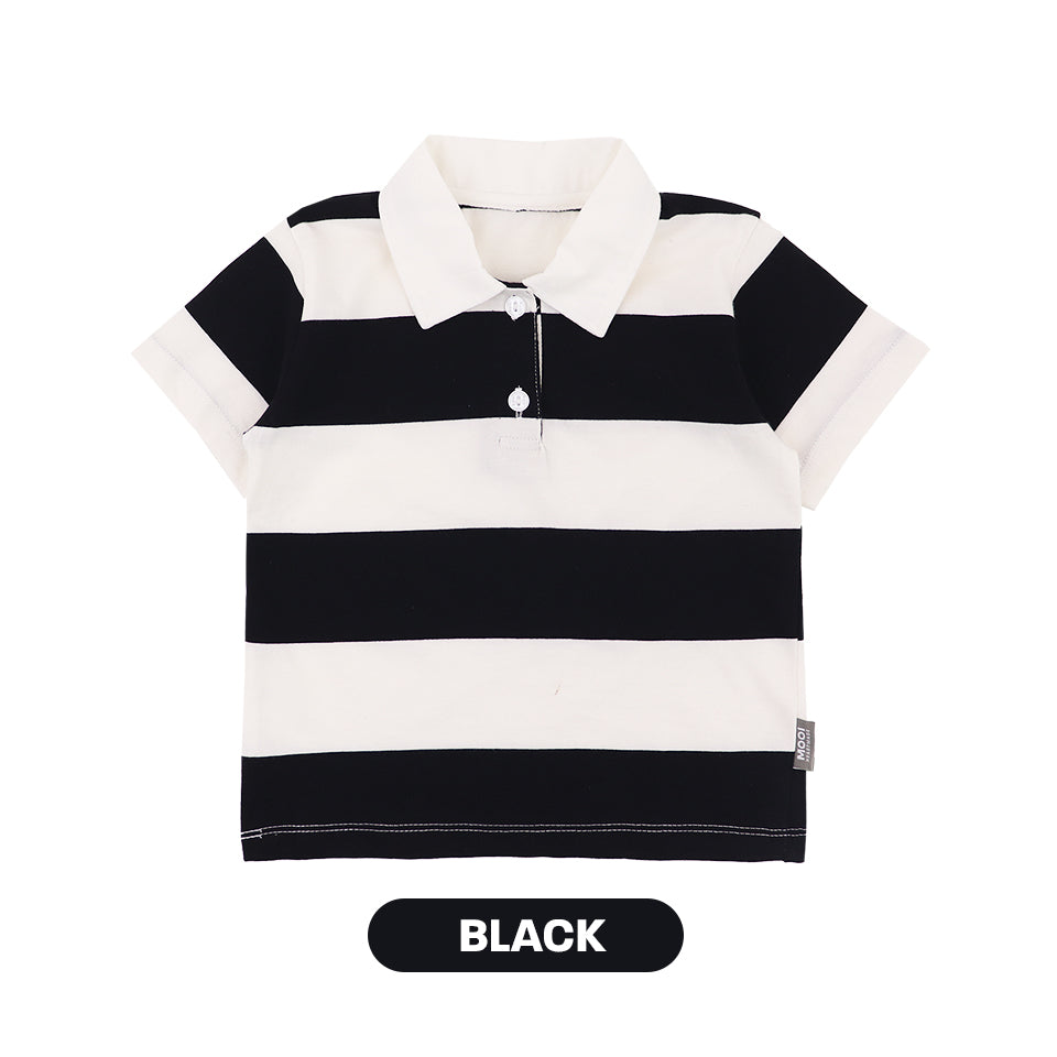 Mooi Kemeja Anak Laki-Laki Yuko Striped Polo