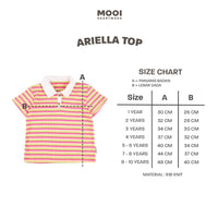 Mooi Atasan Anak Perempuan Ariella Top