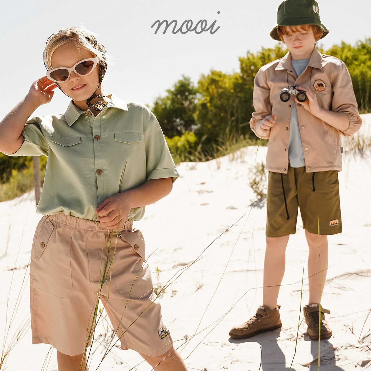 Mooi Celana Pendek Chinos Cargo Anak Alexi Pocket Short Cargo Chinos