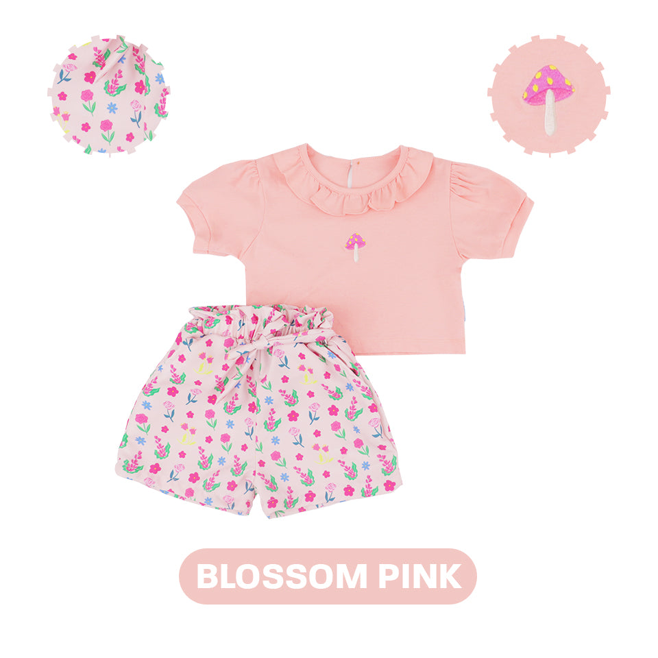 Mooi X Dinda Puspitasari Setelan Anak Perempuan Clarisse Set