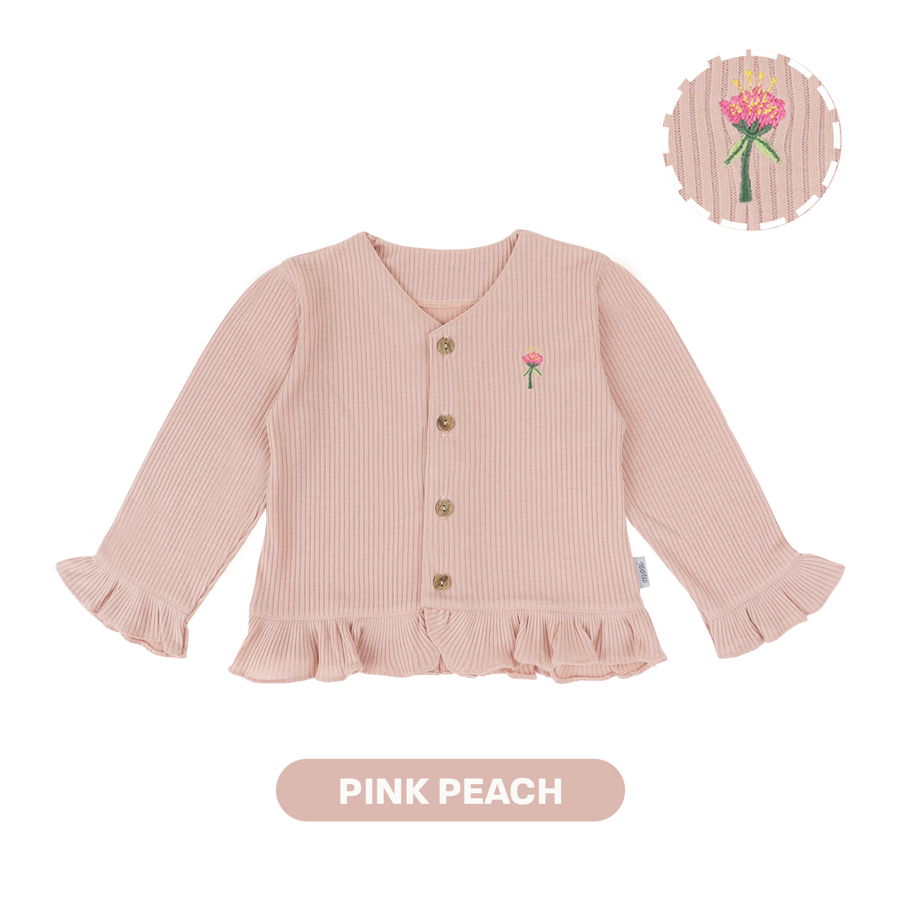 Mooi Cardigan Anak Sunny Rib Cardigan
