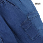 Mooi Celana Jeans Anak Kids Denim Nobi Long Cargo Pants