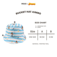 Mooi x Jumbo Topi Anak Bucket Hat