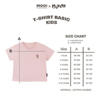 Mooi X Muklay Kaos Anak Unisex T-Shirt Basic Kids