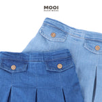 Mooi Rok Celana Skort Jeans Anak Bora Denim Skort