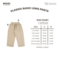 Mooi Celana Panjang Anak Laki-Laki Classic Basic Long Pants