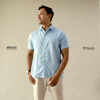 Mooi Atasan Batik Pria Kemeja Pria Arjuna Batik Shirt Adult