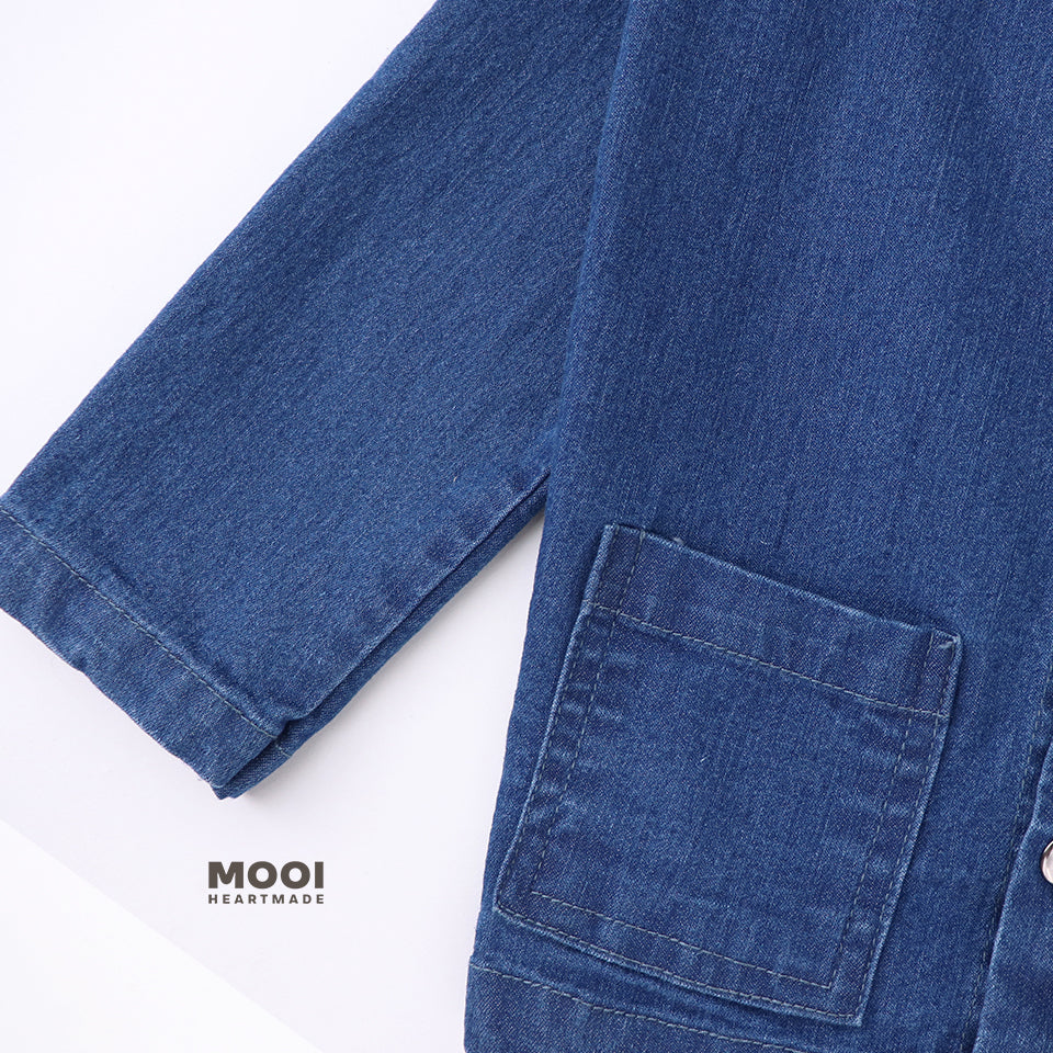 Mooi Jaket Jeans Anak Naka Denim Jacket
