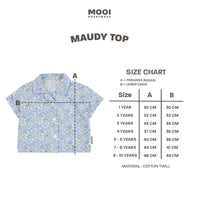 Mooi Atasan Anak Perempuan Maudy Top