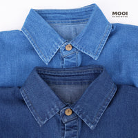 Mooi Kemeja Jeans Anak Sean Denim Shirt