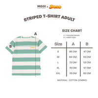 Mooi x Jumbo Kaos Dewasa Tshirt Striped Adult
