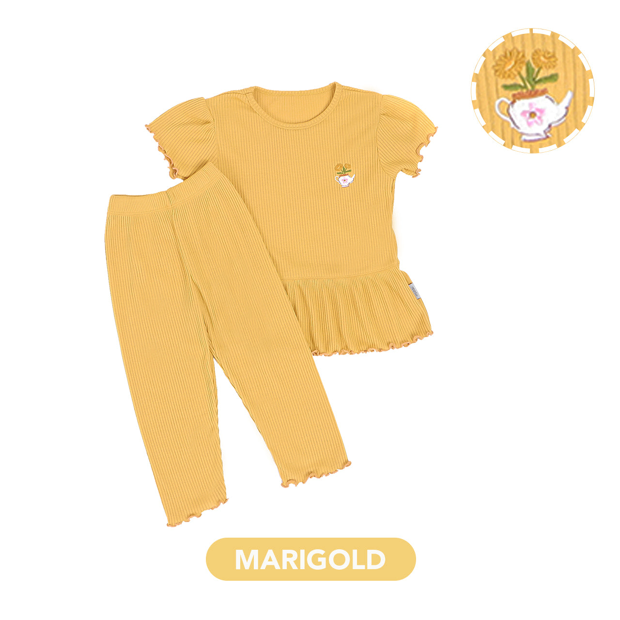 Mooi Setelan Anak Kalia Rib Set