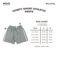 Mooi Celana Pendek Anak Laki - Laki Comfy Short Athletic Pants