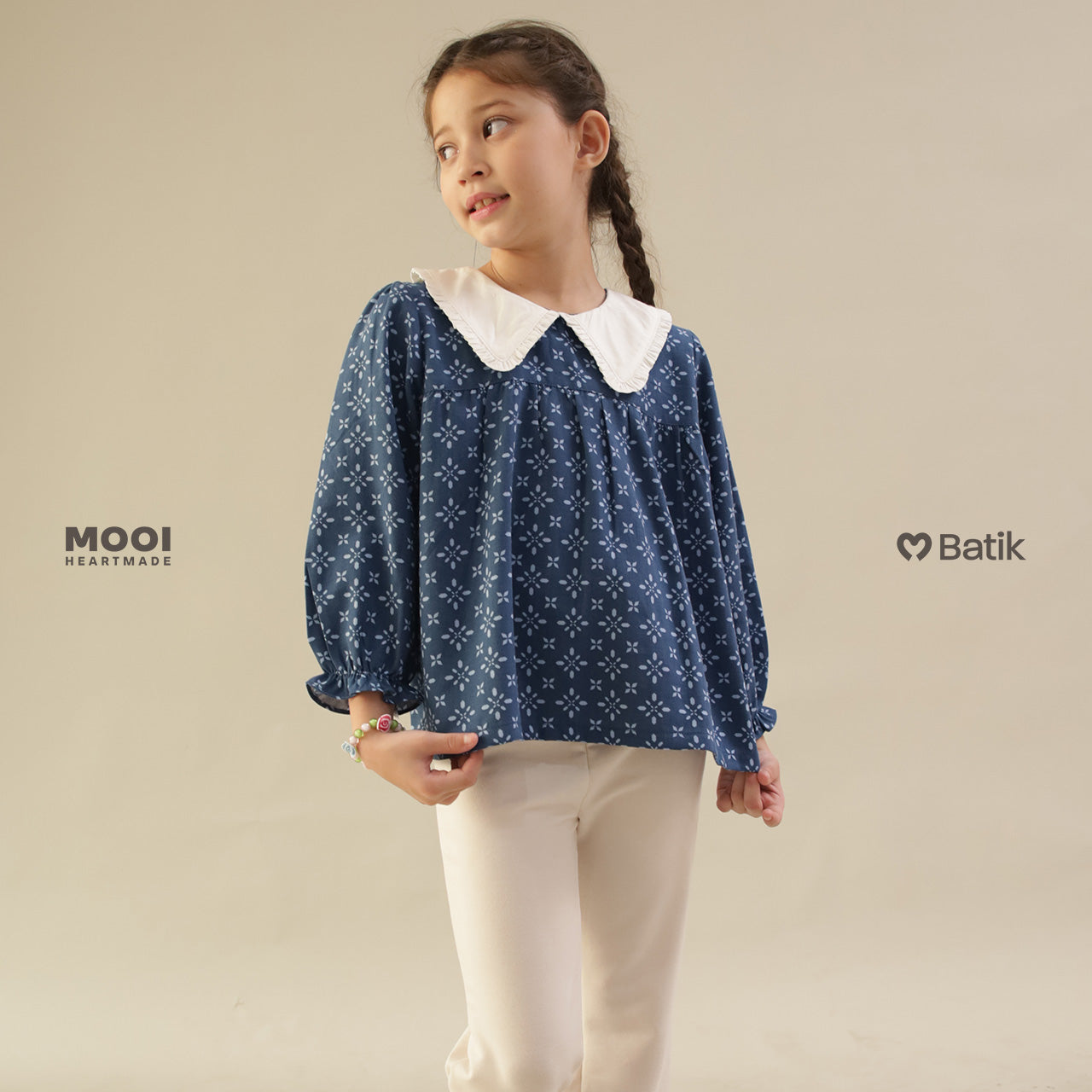 Mooi Atasan Batik Anak Perempuan Kanayya Batik Top