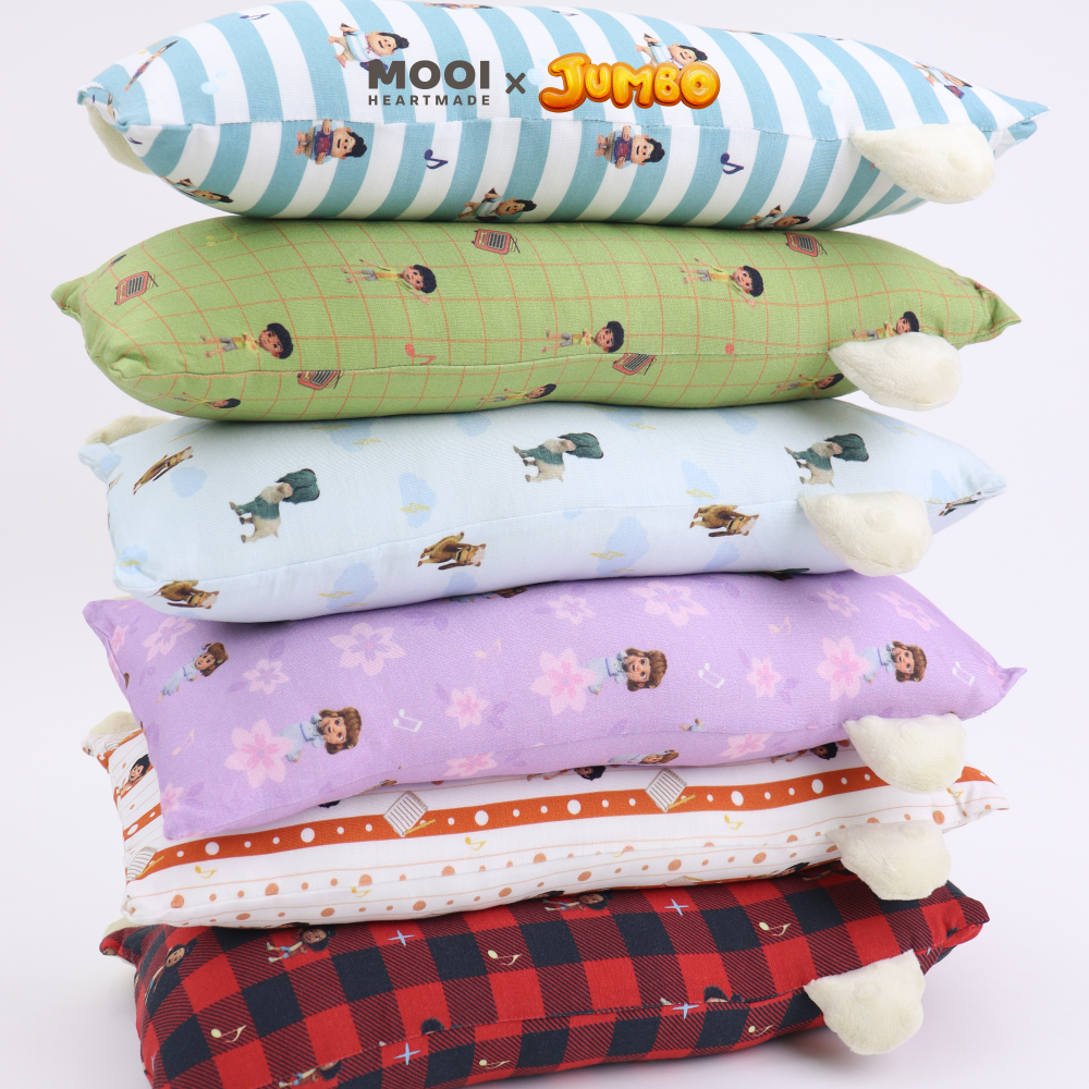 Mooi x Jumbo Mochi Hug Bantal Guling Anak Tencel
