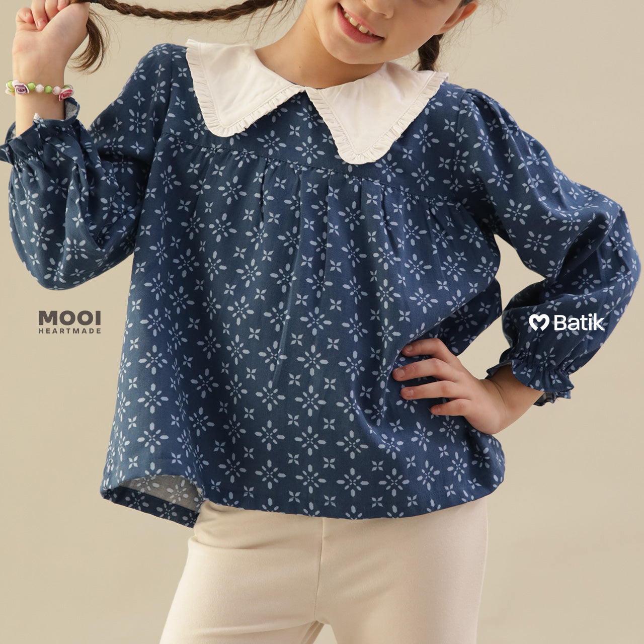 Mooi Atasan Batik Anak Perempuan Kanayya Batik Top