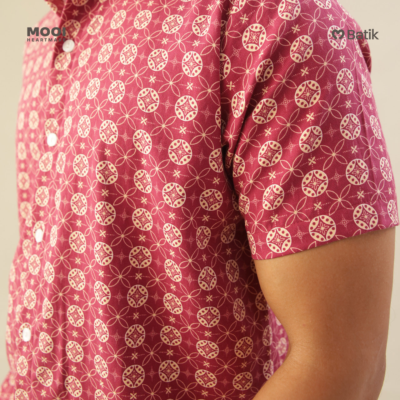 Mooi Atasan Batik Pria Kemeja Pria Arjuna Batik Shirt Adult