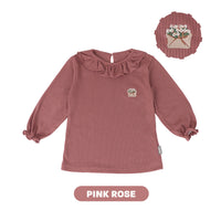 Mooi Atasan Anak Perempuan Mia Top Rib