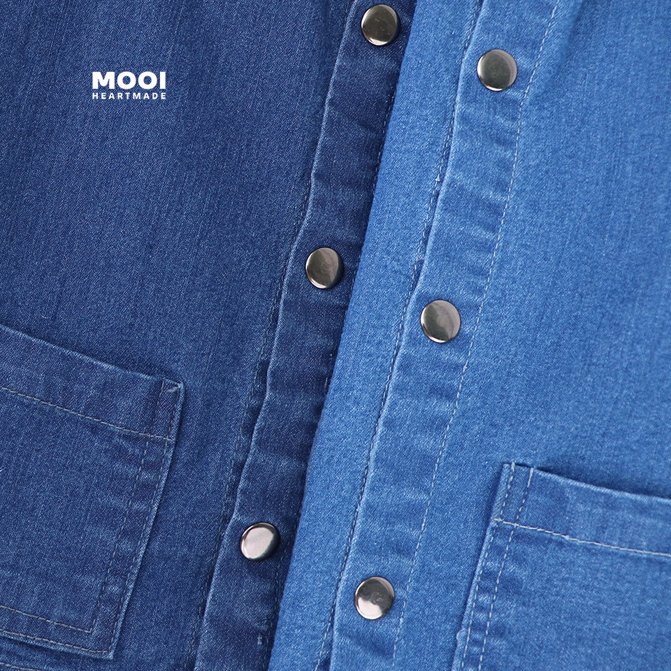 Mooi Jaket Jeans Anak Naka Denim Jacket