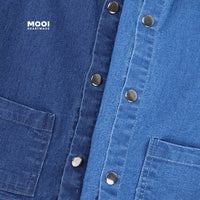 Mooi Jaket Jeans Anak Naka Denim Jacket