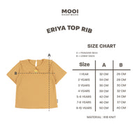 Mooi Atasan Anak Perempuan Eriya Top