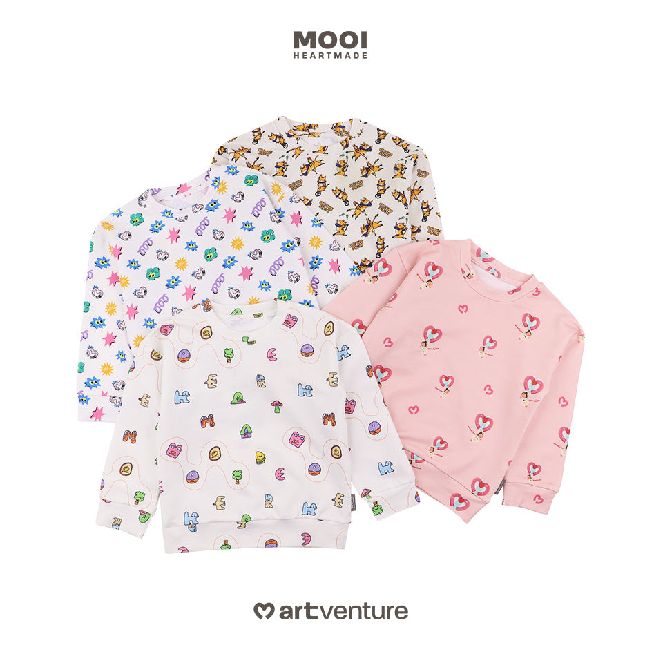 Mooi Artventure x Illustrator Printed Sweater Anak