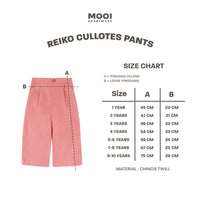 Mooi Celana Panjang Chinos Anak Perempuan Reiko Cullotes Pants