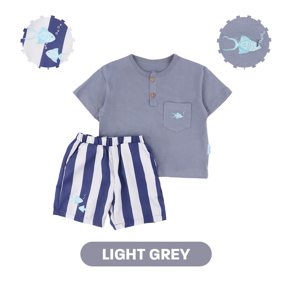 Mooi X Dinda Puspitasari Setelan Anak Louis Pocket Set