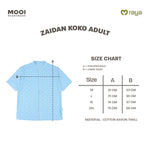 Mooi Atasan Pria Kemeja Pria Raya Collection Zaidan Koko Sandya Series