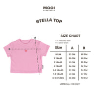 Mooi Atasan Anak Perempuan Stella Top