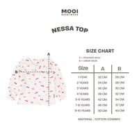 Mooi Atasan Anak Perempuan Nessa Top