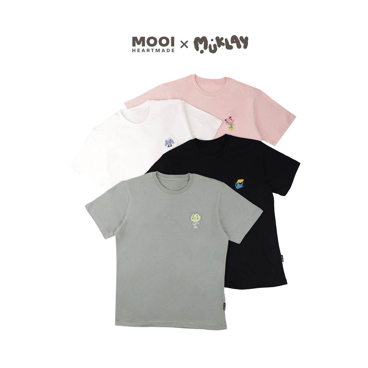 Mooi X Muklay Kaos Dewasa Unisex T-Shirt Basic Adult
