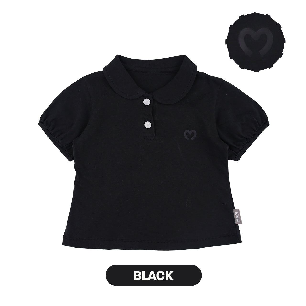 Mooi Atasan Anak Perempuan Comfy Girls Cotton Polo Top