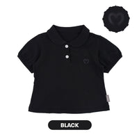 Mooi Atasan Anak Perempuan Comfy Girls Cotton Polo Top