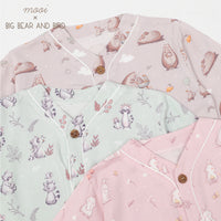 Mooi x Big Bear & Bird Piyama Panjang Anak Baju Tidur Anak Long Pajamas Kids