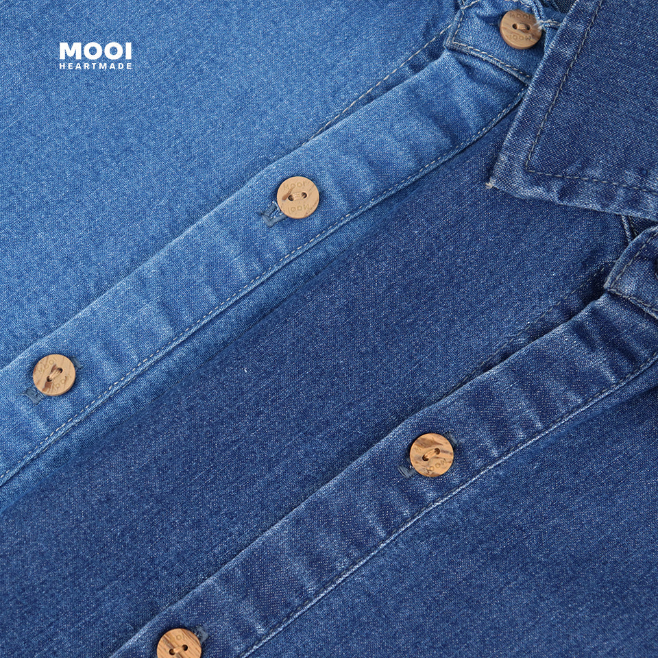Mooi Kemeja Jeans Anak Sean Denim Shirt
