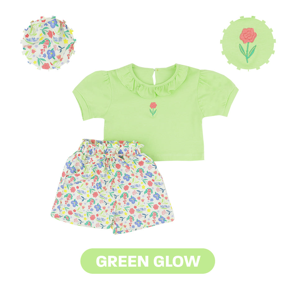 Mooi X Dinda Puspitasari Setelan Anak Perempuan Clarisse Set