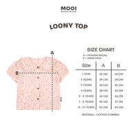 Mooi Atasan Anak Perempuan Loony Top