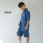 Mooi Celana Jeans Anak Kids Denim Bian Short Cargo Pants