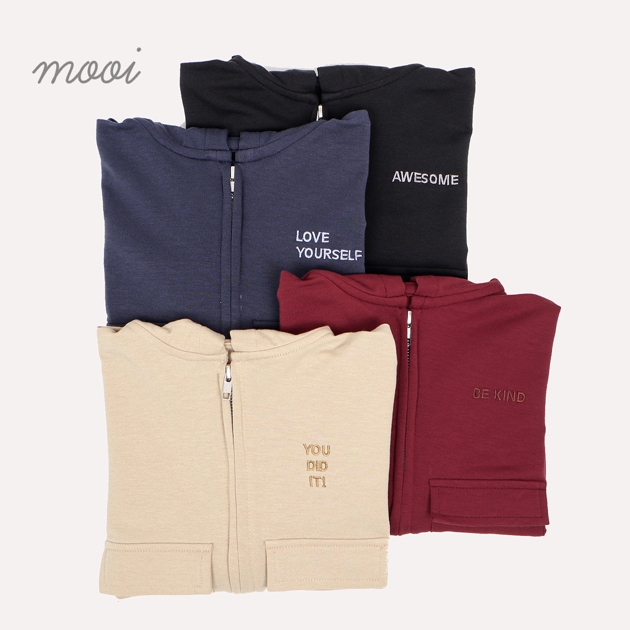 Mooi Atasan Hoodie Panjang Anak Mikey Hoodie